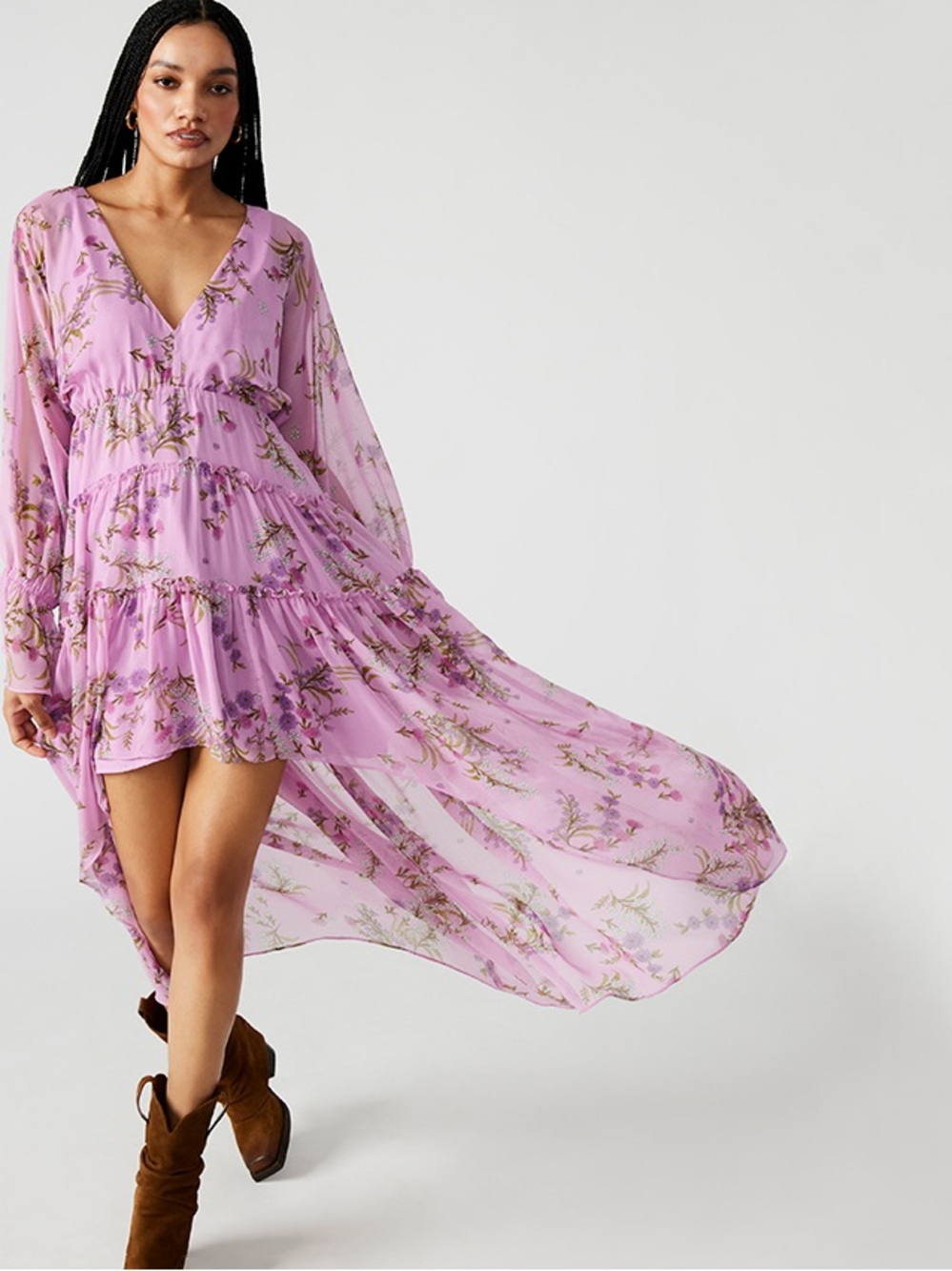 Steve Madden Women's Sol Dress 💜💜💜
 Lavender Pink Small - Picture 2 of 6